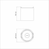 Kép 4/4 - Tramontina cucina rozsdamentes acéltartály, műanyag fedéllel, ø 16 cm - 3,4 l