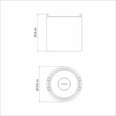 Kép 3/3 - Tramontina cucina rozsdamentes acéltartály, műanyag fedéllel, ø 19 cm - 5 l