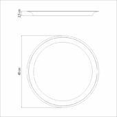 Kép 3/3 - Tramontina buena kerek tálca, ø 40 cm