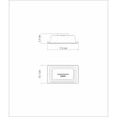 Kép 3/3 - Tramontina quadrata vajtartó