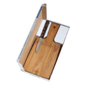 Kép 2/4 - Tramontina landhaus tíkfa vágódeszka és konyhakés szett