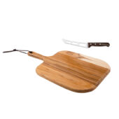 Kép 4/4 - Tramontina landhaus tíkfa vágódeszka és sajtkés szett