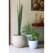 Kép 2/5 - Tramontina inca kaspó ø 38 cm x 32 cm - szürke