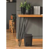 Kép 5/6 - Tramontina compact szemetes, polipropilén, 7 l - fekete