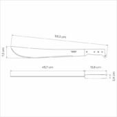 Kép 3/3 - Macheta Tramontina, Bozótvágó kés műanyag nyéllel,  45 cm
