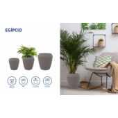 Kép 5/5 - Tramontina egipcio kaspó ø 31cm x 29cm - szürke