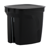 Kép 4/7 - Tramontina compact szemetes, polipropilén, 10 l - fekete