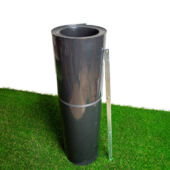 Kép 2/9 - Gyökérvédelem, gyökércsapda HDPE, bambusz-szegély, 75cm x 10m, 2mm vastag