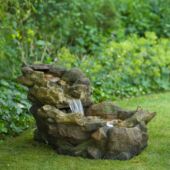 Kép 2/4 - Ubbink Aspen fatörzs csobogó+Led világítás 50 x 50 x 105 cm