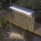 Kép 2/6 - Ubbink Niagara 60 Vízeséselem / 60 cm széles, anyaga INOX