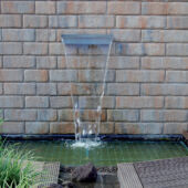 Kép 4/6 - Ubbink Niagara 60 Vízeséselem / 60 cm széles, anyaga INOX