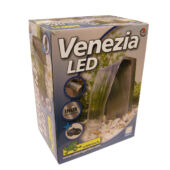 Kép 3/3 - Ubbink Vízeséselem szett Venezia LED Inox