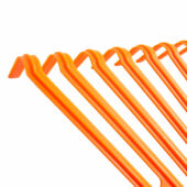 Kép 3/4 - Varing lombseprű, műanyag fej, keményfa nyél, 30fog