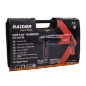 Kép 5/6 - Raider RD-HD38 fúrókalapács, SDS-Plus, 800W, 230V