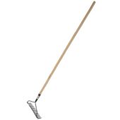 Kép 1/2 - Varing gereblye, lakozott fa nyél, 14 fogú, 160cm