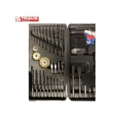 Kép 8/10 - Straus 92 részes akkus fúró-csavarozó készlet, 24V, 2db akkuval ST/CDD24-092