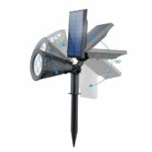 Kép 5/5 - 2 db-os napelemes épület díszkivilágítás