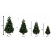 Kép 6/6 - Nordmann műfenyő 210 cm, 1000 ág, ajándék fenyő illatosítóval