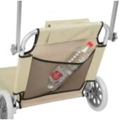 Kép 4/5 - 2 db mobil napozóágy árnyékolóval, bézs színben