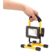 Kép 2/4 - Hordozható akkumulátoros LED reflektor, 10 W