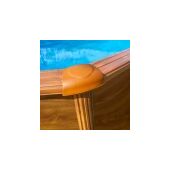 Kép 2/3 - PONTAQUA WOOD STAR 4,6 x 1,32 m fémfalas családi medence