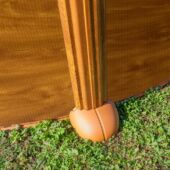 Kép 3/3 - PONTAQUA WOOD STAR 6,1x3,75x1,32m ovális fémfalas medence