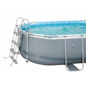 Kép 5/9 - SANREMO ovális fémvázas medenceszett 488 x 305 x 107 cm