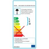 Kép 4/5 - Avide LED Asztali Lámpa RGB Naptár Fehér 4W