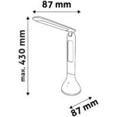 Kép 5/5 - Avide LED Asztali Lámpa RGB Naptár Fekete 4W