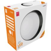 Kép 1/6 - Avide (Titania-R) Cseppálló Kerek IP54 14W NW 4000K Fekete												