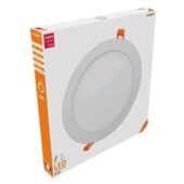 Kép 1/7 - Avide Kerek Mennyezeti Lámpa ALU 24W NW 4000K		