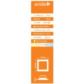 Kép 3/7 - Avide  Négyzetes Mennyezeti Lámpa ALU 24W NW 4000K