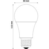 Kép 5/5 - Avide LED Globe A60 8W E27 240° WW 3000K