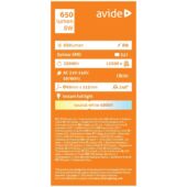 Kép 3/5 - Avide LED Globe A60 8W E27 240° NW 4000K