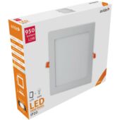 Kép 1/6 - Avide Négyzetes Mennyezeti Lámpa ALU 12W NW 4000K		