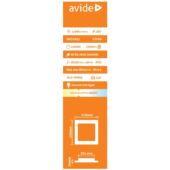 Kép 3/7 - Avide  Négyzetes Mennyezeti Lámpa ALU 18W NW 4000K