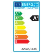 Kép 3/4 - Avide LED Reflektor Slim 20W CW 6400K Mozgásérzékelős PIR