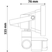 Kép 6/6 - Avide LED Reflektor 10W NW 4000K Mozgásérzékelős PIR