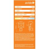 Kép 3/6 - Avide LED Reflektor 20W NW 4000K Mozgásérzékelős PIR