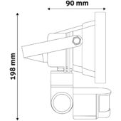 Kép 6/6 - Avide LED Reflektor 20W NW 4000K Mozgásérzékelős PIR