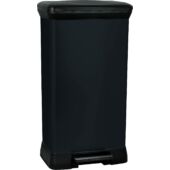 Kép 1/3 - Curver Deco-bin pedálos szemetes, 50l, fekete