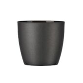 Kép 1/2 - Matt grafit, műanyag Aga Mat kaspó, 16 x 14,5 cm