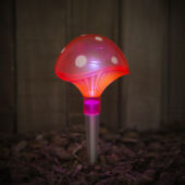 Kép 3/4 - LED-es szolár gombalámpa 11 cm