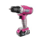 Kép 2/7 - Extol Lady akkus csavarozó (Pink) 12V + ajándék fúrókészlet