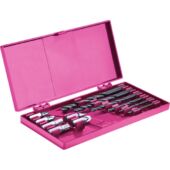 Kép 4/7 - Extol Lady akkus csavarozó (Pink) 12V + ajándék fúrókészlet