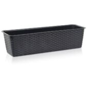 Kép 1/4 - Prosperplast Ratolla Case Balkonláda, mokka, 48 x 17 x 4,5cm