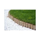 Kép 2/2 - Ágyásszegély fa 30 cm magas 2 m hosszú