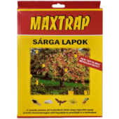 Kép 1/3 - Maxtrap rovarfogó sárga lap nagy 10db-os 17x24cm 