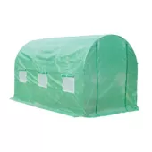 Kép 1/10 - Mirpol fólia melegház 2x3x2 m (váz+fólia)