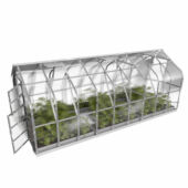 Kép 3/12 - Klasika Standard polikarbonát üvegház 15 m2 (2,5x6) 6 mm